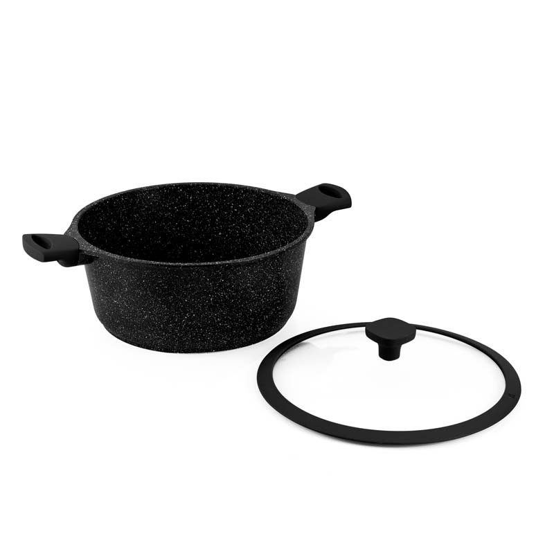 Faitout 24cm fonte d'aluminium anti adhésif TFI OPALE_V2 Durand Dupont