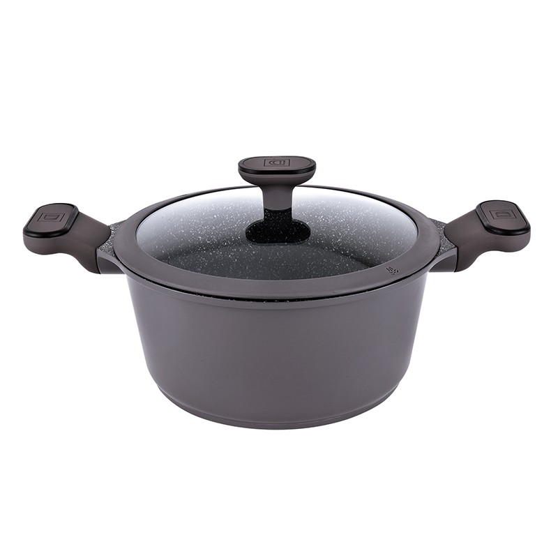 Faitout 24cm fonte d'aluminium anti adhésif TFI SYCAMORE Kitchencook