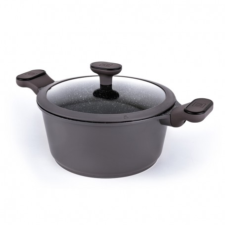 Faitout 24cm fonte d'aluminium anti adhésif TFI SYCAMORE Kitchencook